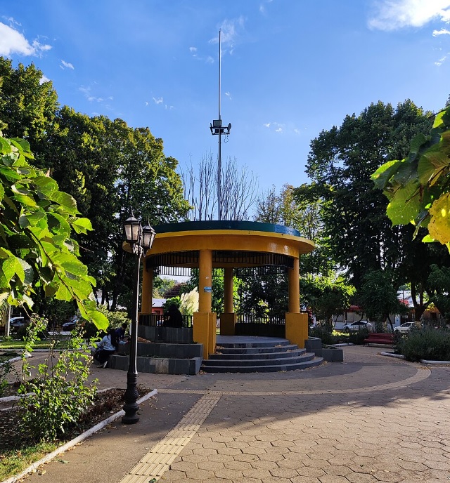 Quiosco de la plaza de Santa Bárbara
